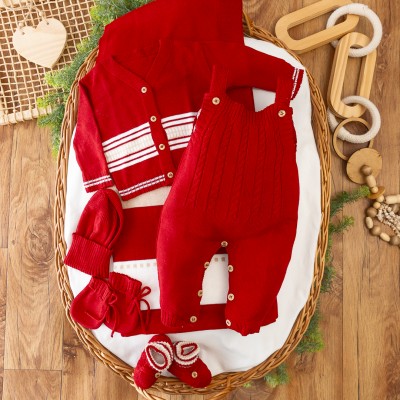 Saída de Maternidade Muriel - Vermelho